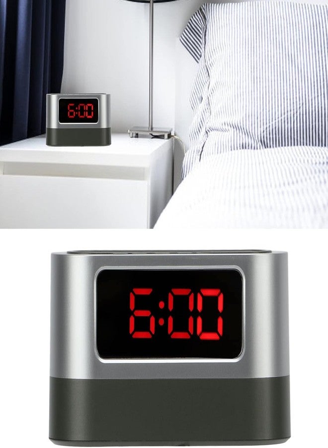 NXZ Oval Desk Pen Stand Pen Holder Table Clock Office Decore Digital Clock Pen Holder, Digital Desk Clock, Desk Organizer (CLO-038, Large) - Image 5